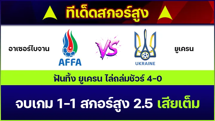 ทีเด็ดสกอร์สูง