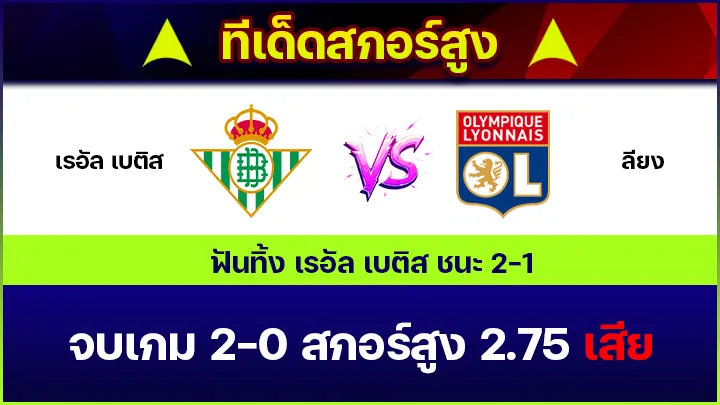 ทีเด็ดสกอร์สูง