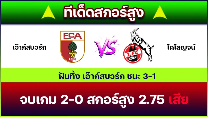 ทีเด็ดสกอร์สูง